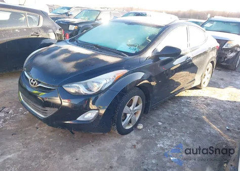 2013 Hyundai Elantra Gls z USA, uszkodzony, nr VIN 5NPDH4AE6DH432225